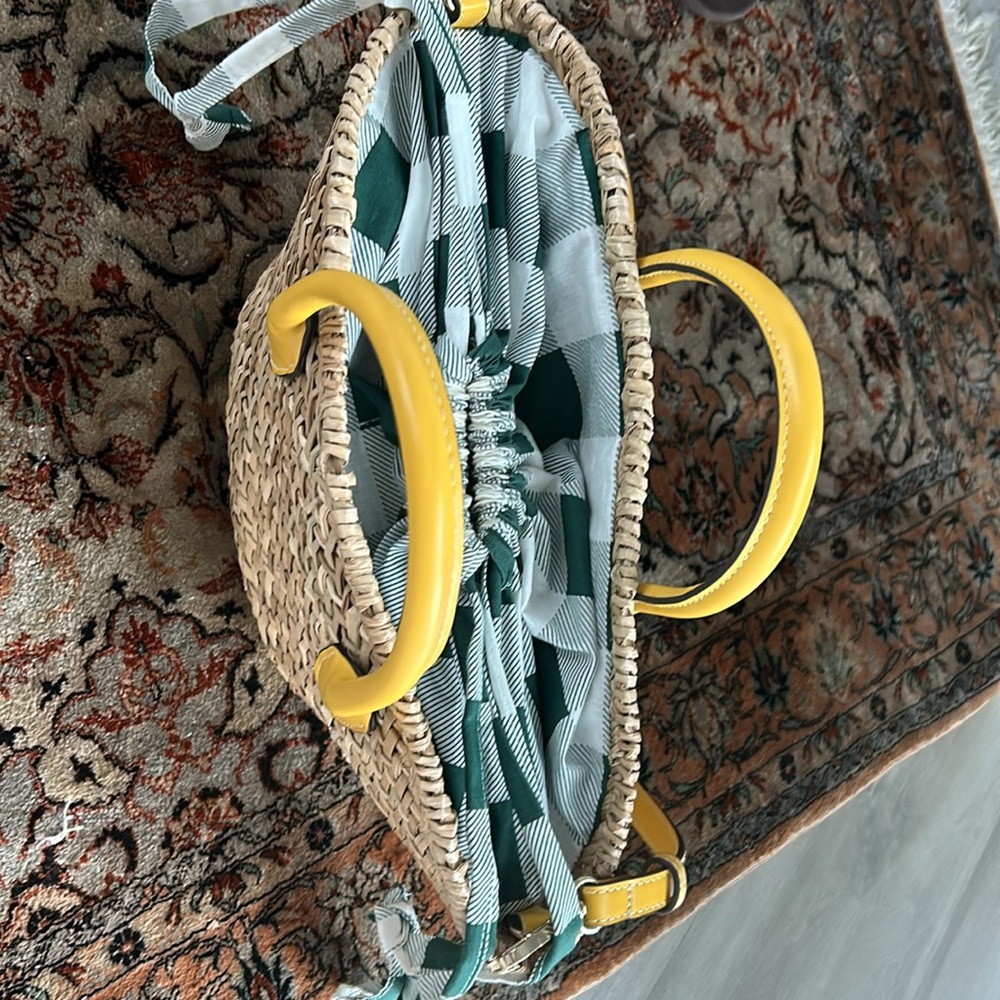 Zara embroidered straw bag - Picture 4 of 5